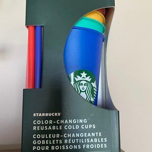 Starbucks Color Changing Cups 5 Pack New